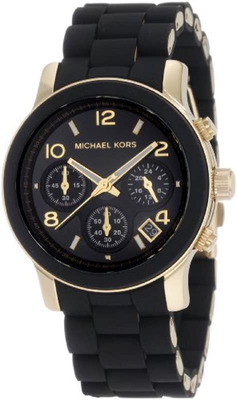 michael kors watch black and gold analog|Michael Kors watches ladies gold.